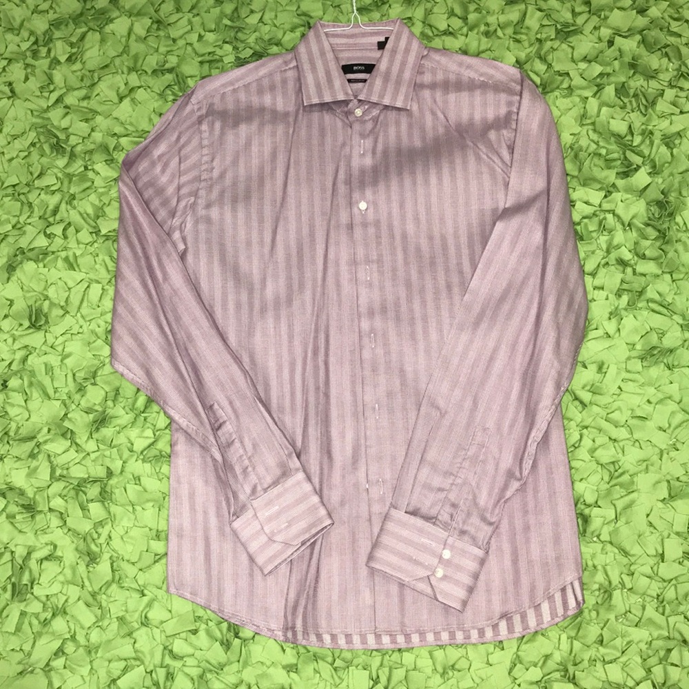 Hugo Boss Men shirt regular fit neck size 17 1/2